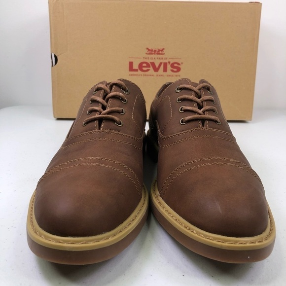 Levis ESSEX UL LEATHER LOW SPORT SNEAKERS SHOES - Picture 5 of 11